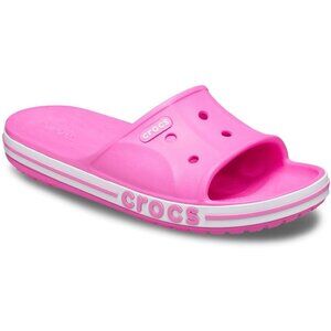 Crocs Unisex Adult Bayaband Slide Sandals | Electric Pink | W11 / M9